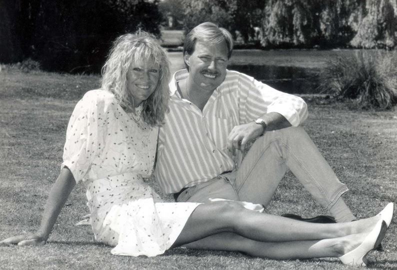 Sue Barker with her husband Lance Tankard