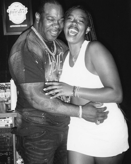 Busta Rhymes shares his second daughter, Cacie, with Rhonda Randall