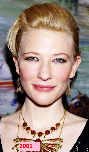 Cate's look in 2001