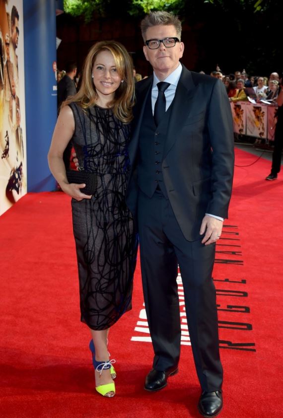 Christopher McQuarrie and wife Heather attend the UK Fan Screening of Mission Impossible Rogue Nation in London