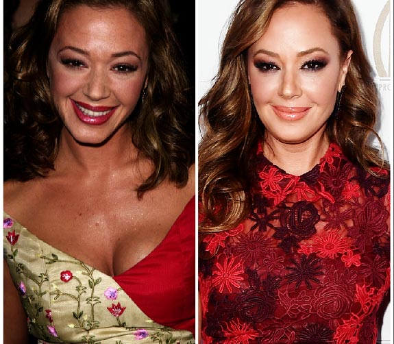 Leah Remini's before and after photo