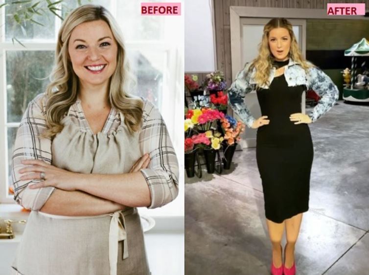 Damaris Phillips before and after weight loss