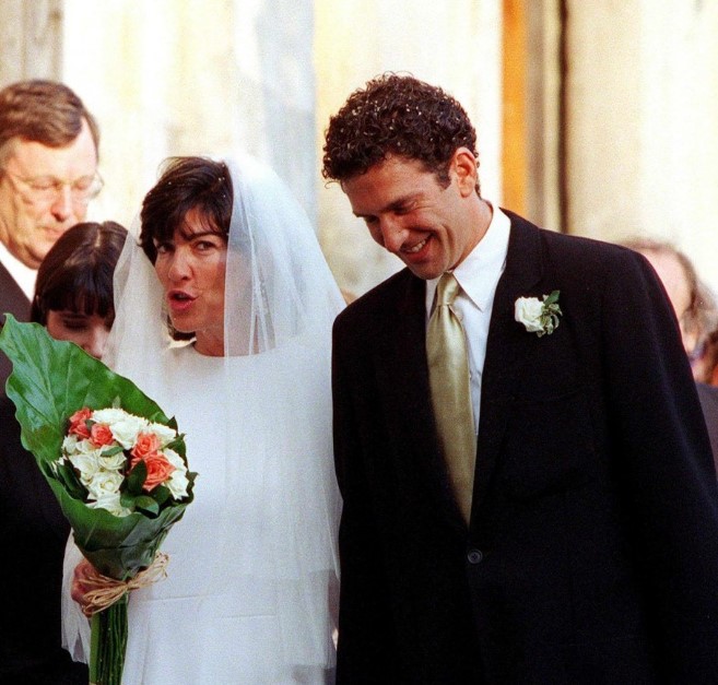 James Rubin and Christiane Amanpour on their wedding